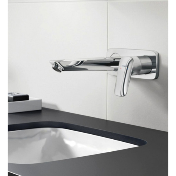 Ornament baterie lavoar perete LOGIS 71220000 Hansgrohe fara corp incastrat - Img 3