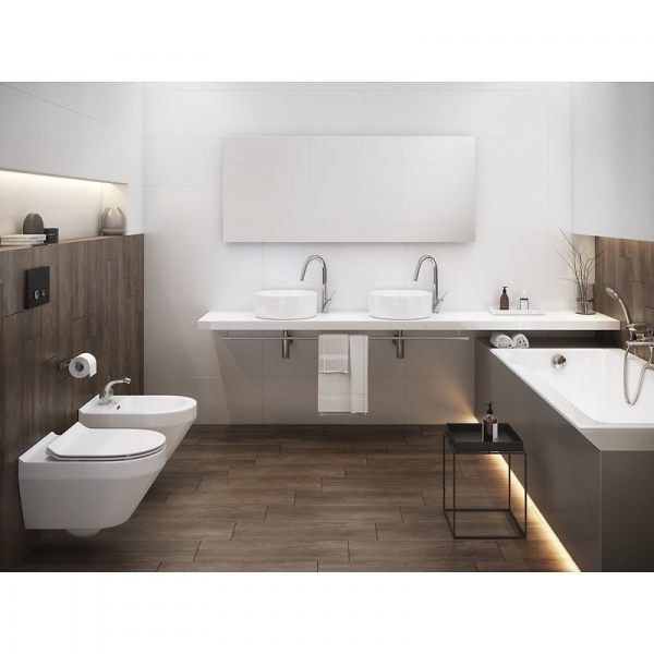 Wc suspendat cu capac soft-close si easy off inclus Crea S701-212 Cersanit - Img 3