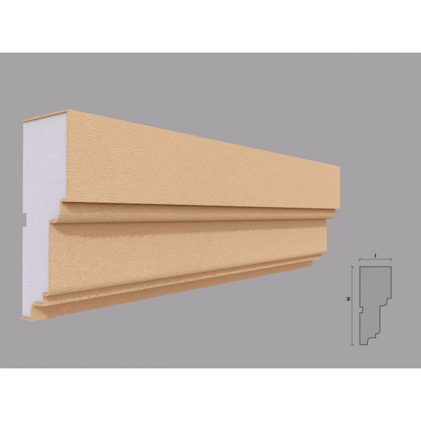 Ancadrament fereastra FP126 dimensiuni 140x56x2000mm