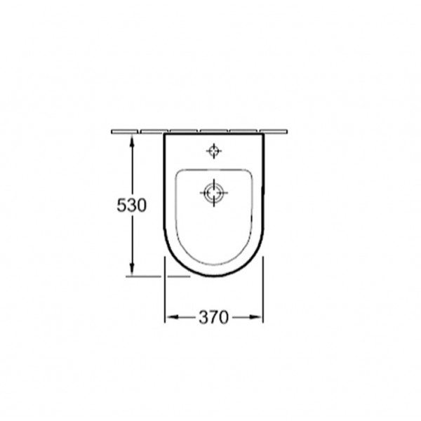 Bideu suspendat Arhitectura Villeroy &amp; Boch 54840001 - Img 4