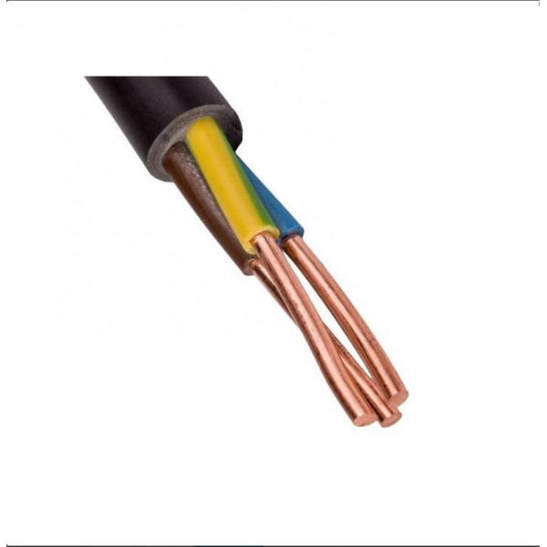 Cablu electric CYY-F, 3 x 4 mm² gri la metru