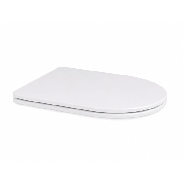 Capac WC Beauty alb, soft close, duroplast Anahita, 44,5 x 36,5 cm - Img 5
