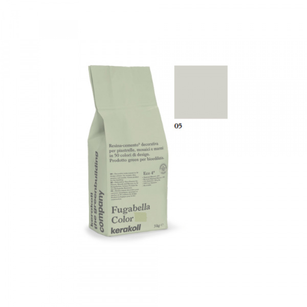 Chit de rosturi gresie/faianta GRI 05 3kg FUGABELLA COLOR KERAKOLL