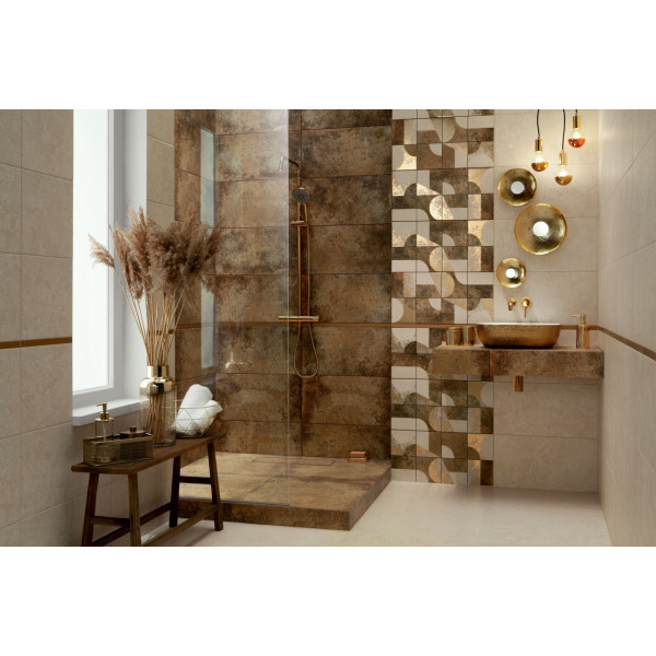 Decor CREDO GEO baie, interior, forme geometrice 30.8x60.8cm Tubadzin - Img 2
