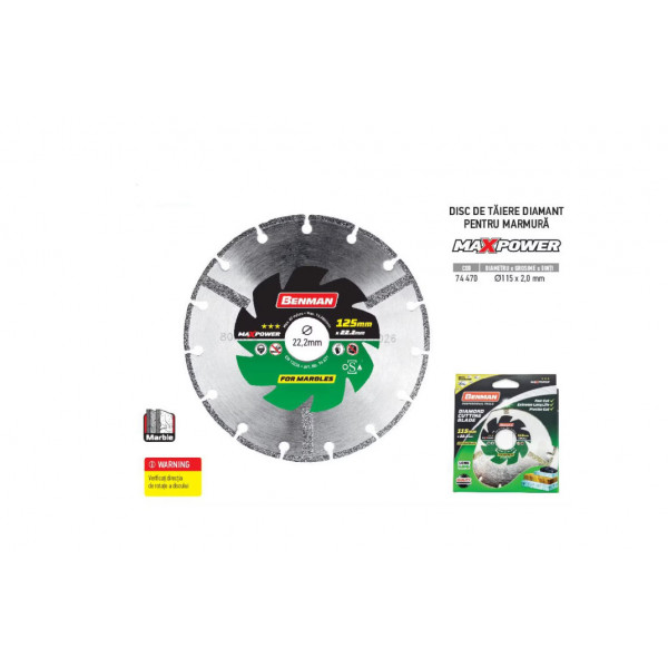 Disc Diamantat Marmura 115 ;125 ; 230 mm - Img 2