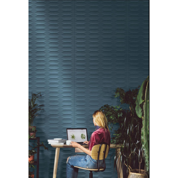Faianta COLORPLAY BLUE STR CABOCHON M4KZ 30x90cm - Img 2