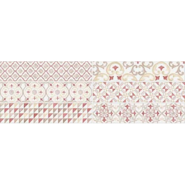 Faianta FAENZA RED PRINT DECOR 4754 25.5x75.5cm - Img 2