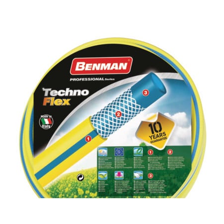 Furtun de gradina 1/2" de 25 ml Technoflex 77151 Benman