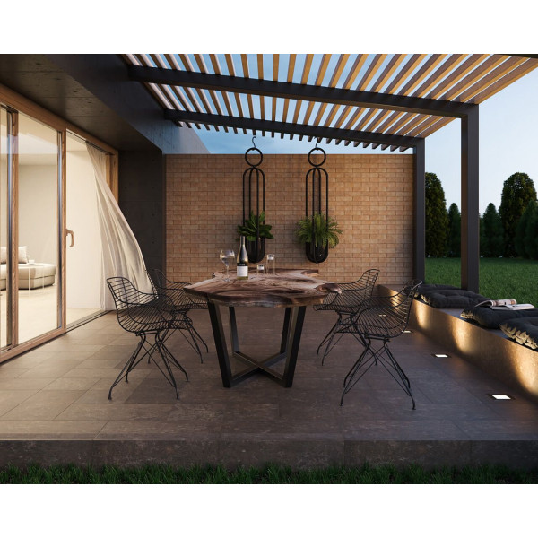 Gresie treapta ILARIO BROWN 30X60cm Paradyz - Img 2