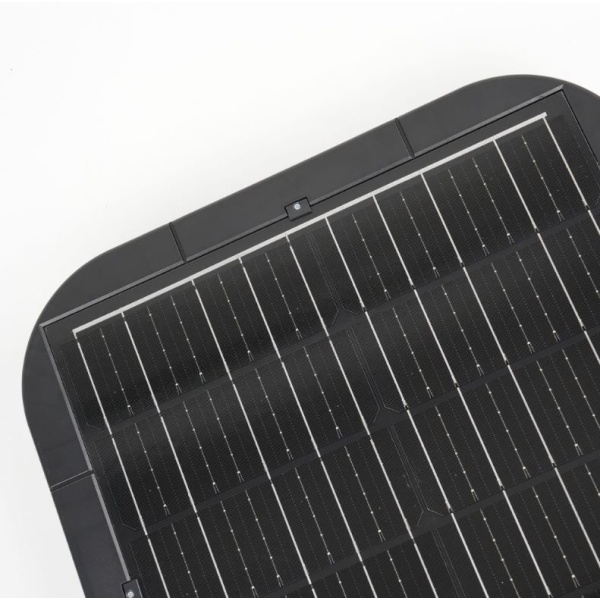 Lampa LED solara cu temperatura de culoare ajustabila, senzor, telecomanda si stalp 2.5m - Img 12