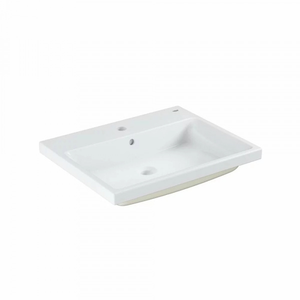 Lavoar incastrat Cube Ceramic , alb din ceramica 60.5x49 cm 3947900H, Grohe - Img 2