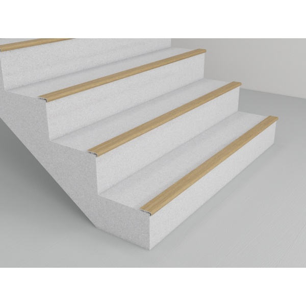 Profil de treapta pentru SPC oak honey 55x18x2400mm ENNIKA - Img 2
