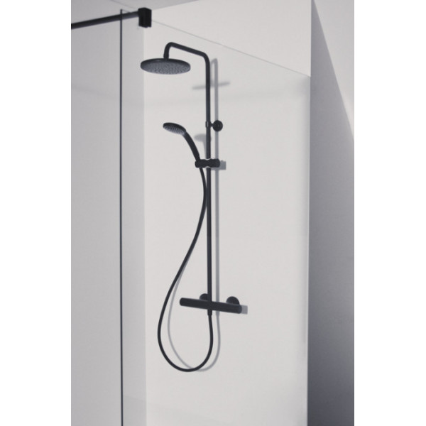 Sistem dus CERATHERM T25 silk black termostatic A7545XG - Img 2
