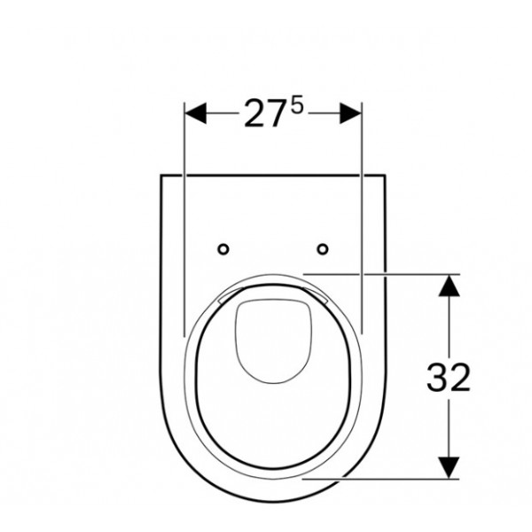 WC suspendat rimfree Acanto 500.600.01.2 - Img 6