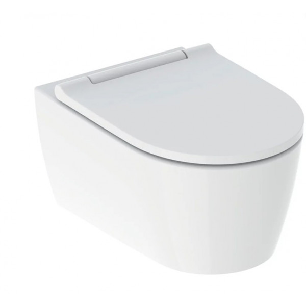 WC suspendat rimless cu capac soft-close subtire One 500.201.01.1 - Img 2