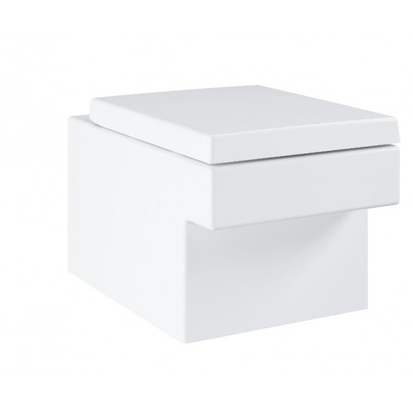 WC suspendat rimless Cube Ceramic suprafata PureGuard GRO3924500H - Img 2