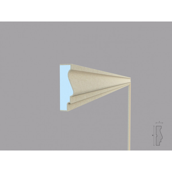 Ancadrament fereastra FP132 dimensiuni 95x30x2000mm - Img 2