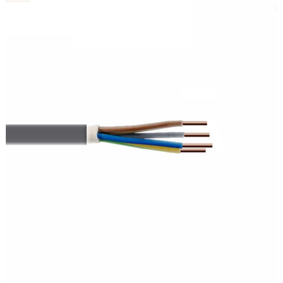 Cablu electric CYY-F, 4 x 1,5 mm² gri la metru