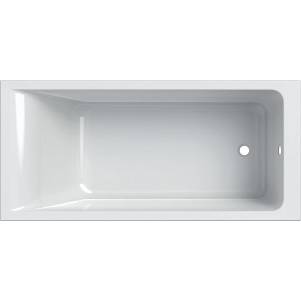 Cada baie rectangulara Geberit Selnova Square 160x70cm cu picioare incluse, acril 554.383.01.1