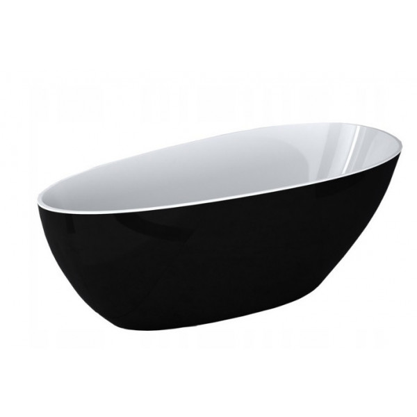 Cada freestanding ovala GOYA black&amp;white DuraBe, Besco - Img 2