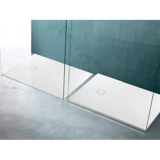 Cadita de dus dreptunghiulara, SMC Stone, compozit, alba, 120 x 90 cm, Anahita - Img 3