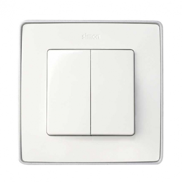 Clapeta intrerupator dublu 82026-30 Simon - Img 2