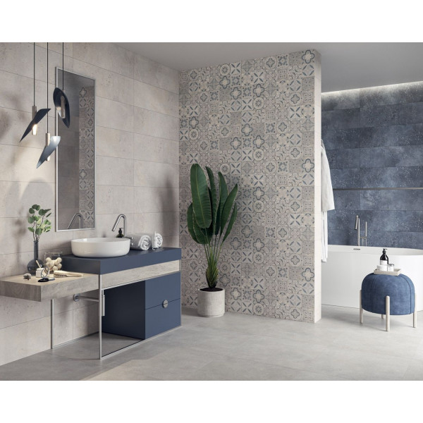Faianta décor FREEDOM GRIS DÉCOR, baie/bucatarie, interior, multicolor 25x75cm - Img 2