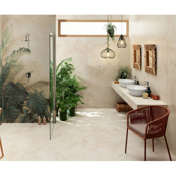 Gresie ALABASTER SHINE MAT rectificata, portelanata, interior- exterior, crem/bej 119.8X59.8cm Tubadzin - Img 2