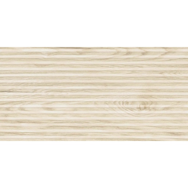 Gresie Tillia Structure Natural 3518, tip lemn riflat, portelanat, rectificat, interior - exterior, maro deschis 60x120cm KAI - Img 2