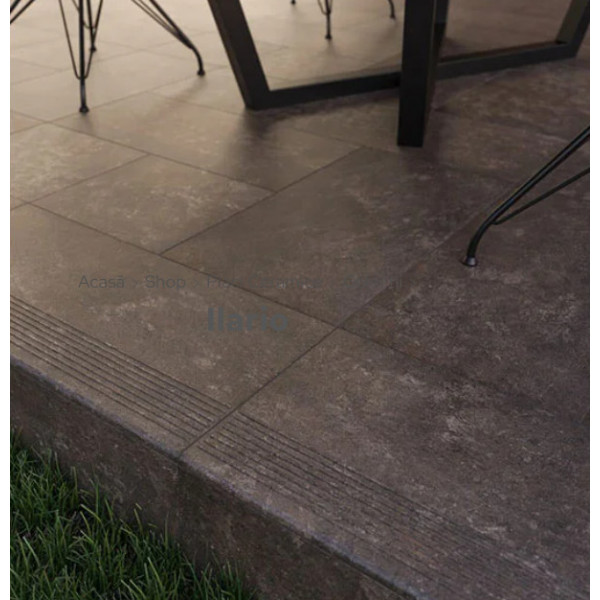 Gresie treapta ILARIO BROWN 30X60cm Paradyz - Img 3