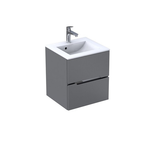 Mobilier SILVER 50cm 2 sertare soft-close - Img 2