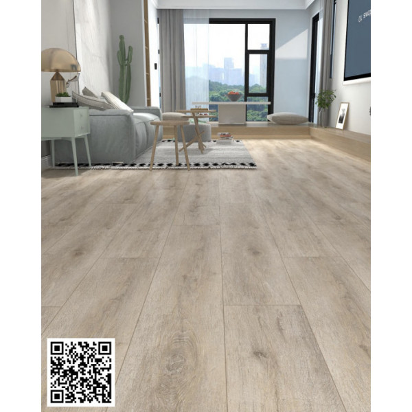 Pardoseala tip parchet SPC stejar gri crem ENNIKA OAK VIBE, 6 mm, 33, 2.2448 mp/pac - Img 4