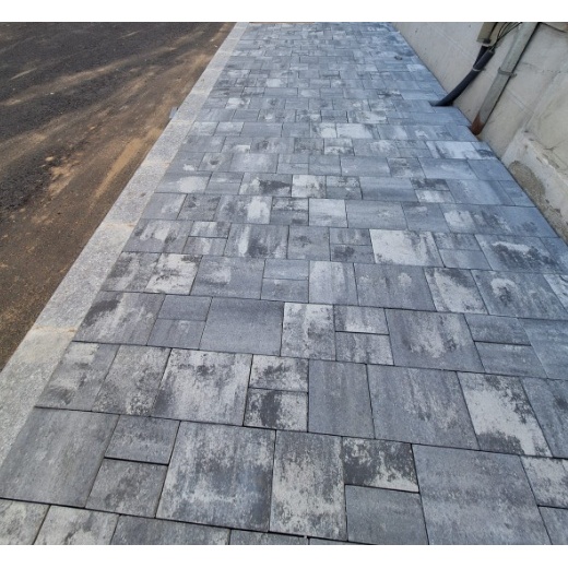 Pavaj Beton City Trio Combi 6cm grafit nuantat Elpreco - Img 3