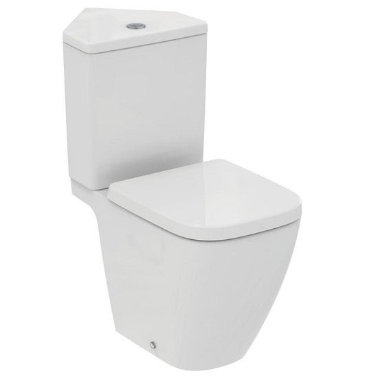 Vas WC I.Life S Compact rimless alb lucios T459601 Ideal Standard - Img 5