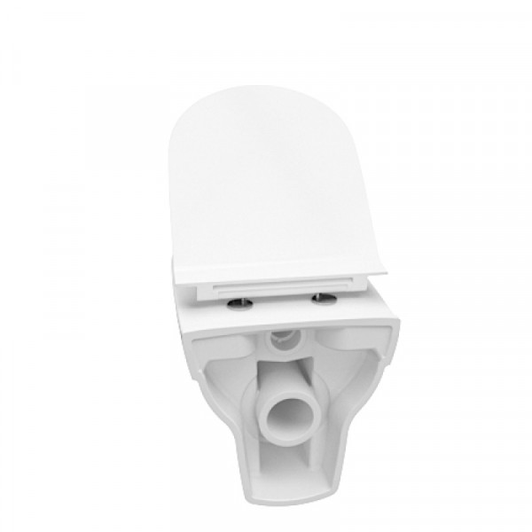 Vas WC suspendat Rimless cu capac Soft Close, 53 x 37 x 35,5 cm, alb, City K701-143, Cersanit - Img 3