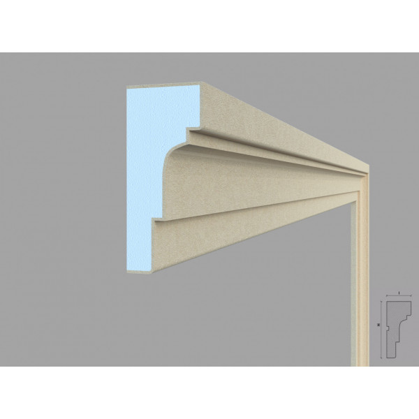 Ancadrament fereastra FP106 dimensiuni 140x62x2000mm - Img 4