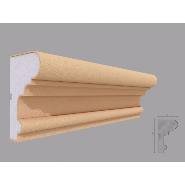 Ancadrament fereastra FP123 dimensiuni 135x81x2000mm