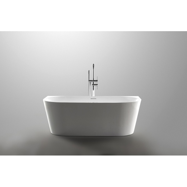 Cada freestanding semi-ovala, acril, alba, 170 x 80 x 58 cm, Beauty, Eweca - Img 2