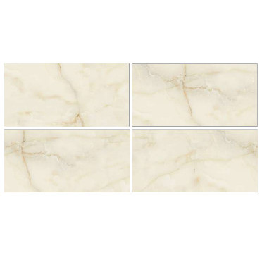 Gresie Bijou Onyx portelanata, rectificata, interior-exterior, tip onyx bej lucioasa 60X120 India - Img 3