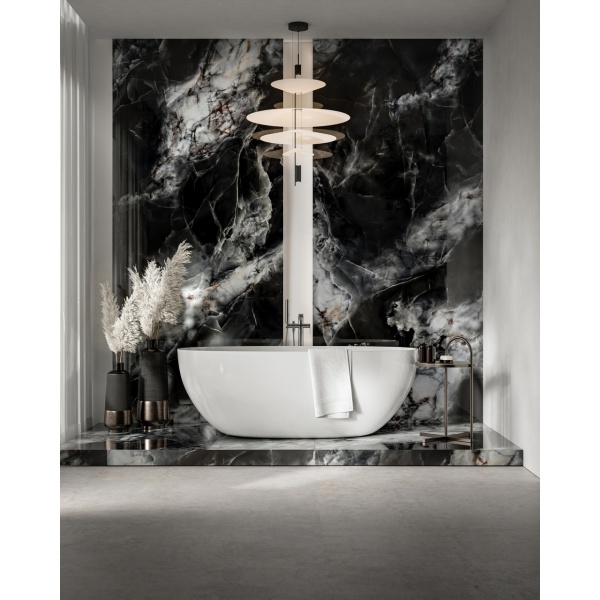 Gresie Calmness Black Mat 59.7x119.7cm Cerrad - Img 2