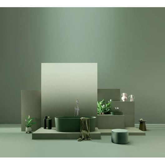 Gresie CIELO E TERRA VERDE MAT, rectificata, portelenata, interior - exterior 59.8x119.8cm Tubadzin - Img 2