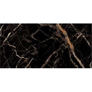 Gresie CLONIC BLACK tip marmura, rectificata, interior, negru lucios 60x120cm India - Img 4