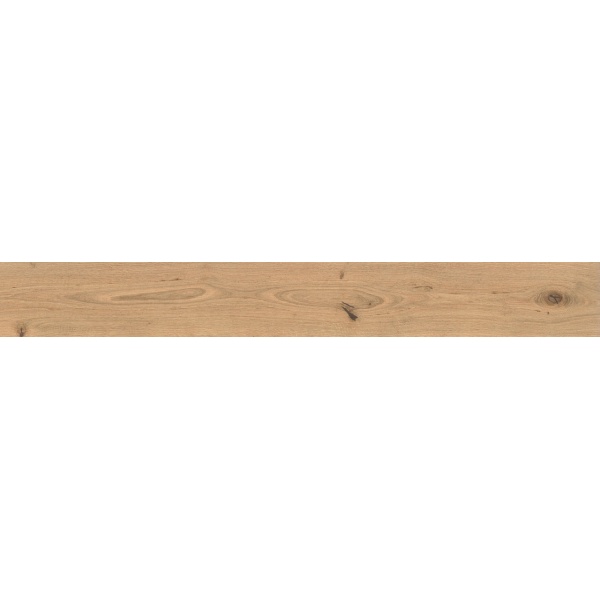 Gresie Log Icon Oak Mat AX3K, tip lemn, portelanat, rectificat, interior - exterior 18.5x150, maro Atlas Concorde - Img 3