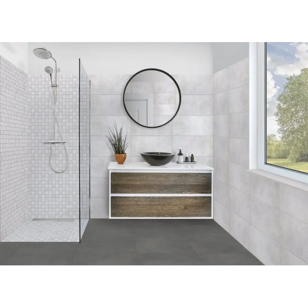 Gresie TANUM GRI DESCHIS 6060-0124 30X60cm portelanata, interior-exterior Cesarom - Img 2
