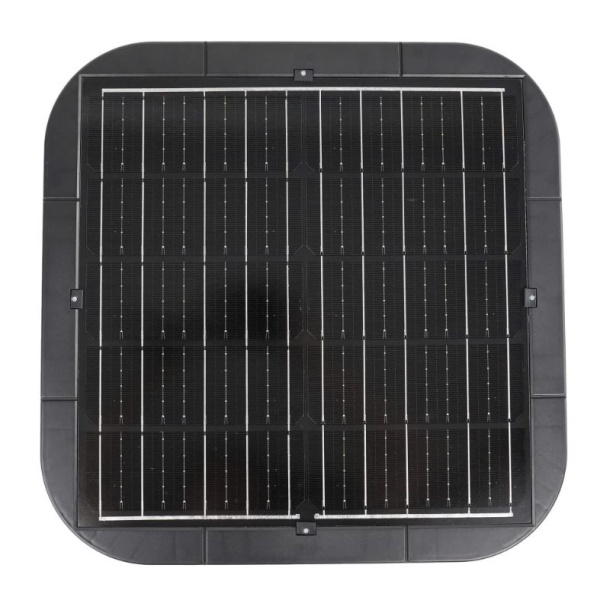 Lampa LED solara cu temperatura de culoare ajustabila, senzor, telecomanda si stalp 2.5m - Img 6