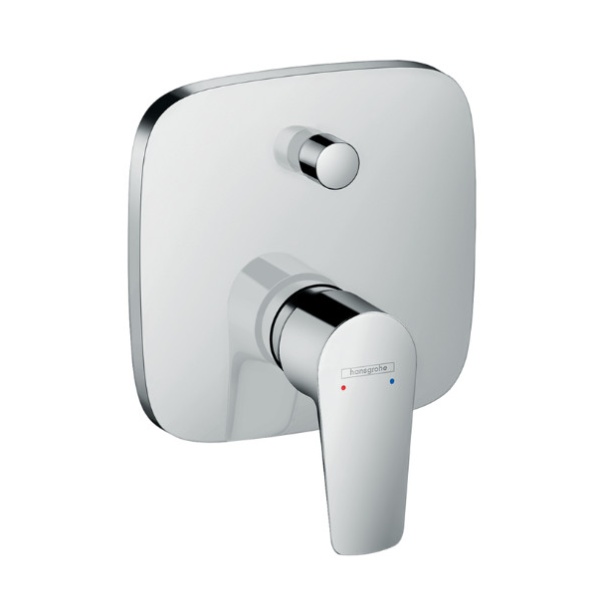 Ornament baterie cada/dus crom TALIS E Hansgrohe fara corp incastrat HAN71745000