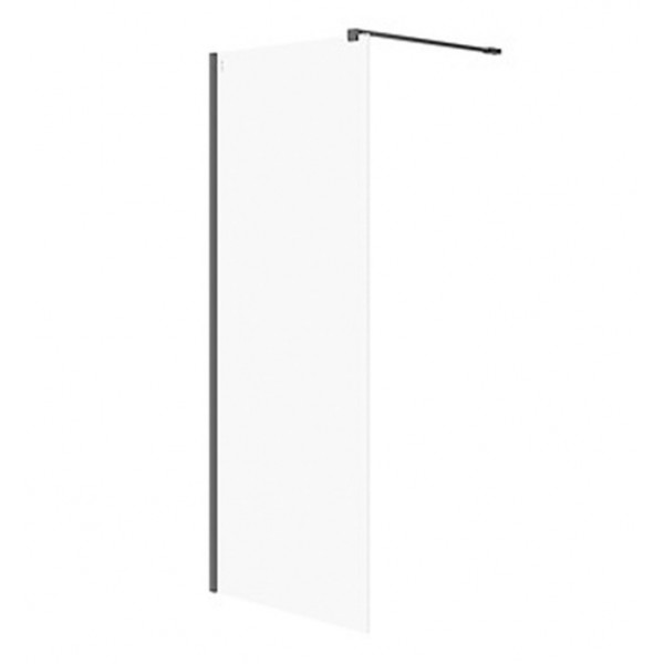 Paravan dus MARA NEGRU WALK-IN 8MM 80x195cm - Img 2