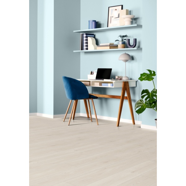 Parchet laminat Stejar Treviso alb EL2180, 10 mm, rezistent la apa, AC5, EGGER - Img 2