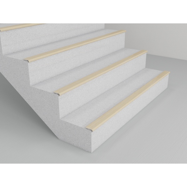 Profil de treapta pentru SPC oak light 55x18x2400mm ENNIKA - Img 2