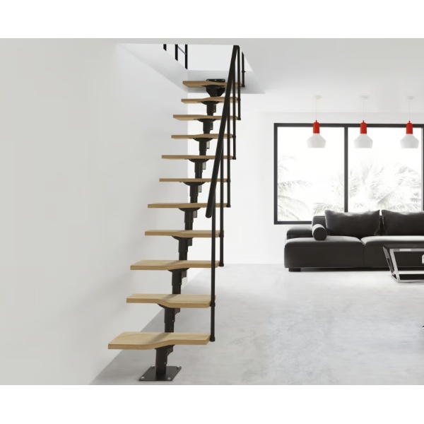 Scara mini modulara neagra Atlanta Dolle